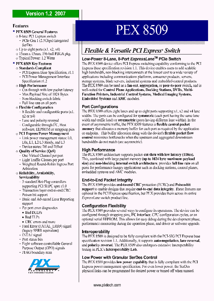 PEX8509_4114470.PDF Datasheet