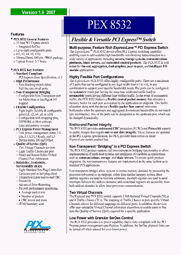 PEX8532-BCRDK_4128104.PDF Datasheet