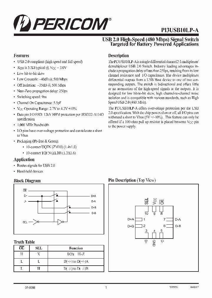 PI3USB10LP-A_4108726.PDF Datasheet
