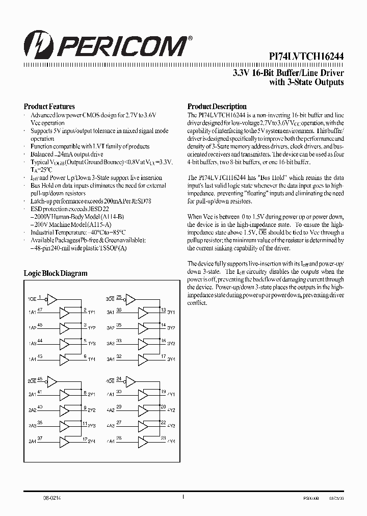 PI74LVTCH16244A_4131111.PDF Datasheet