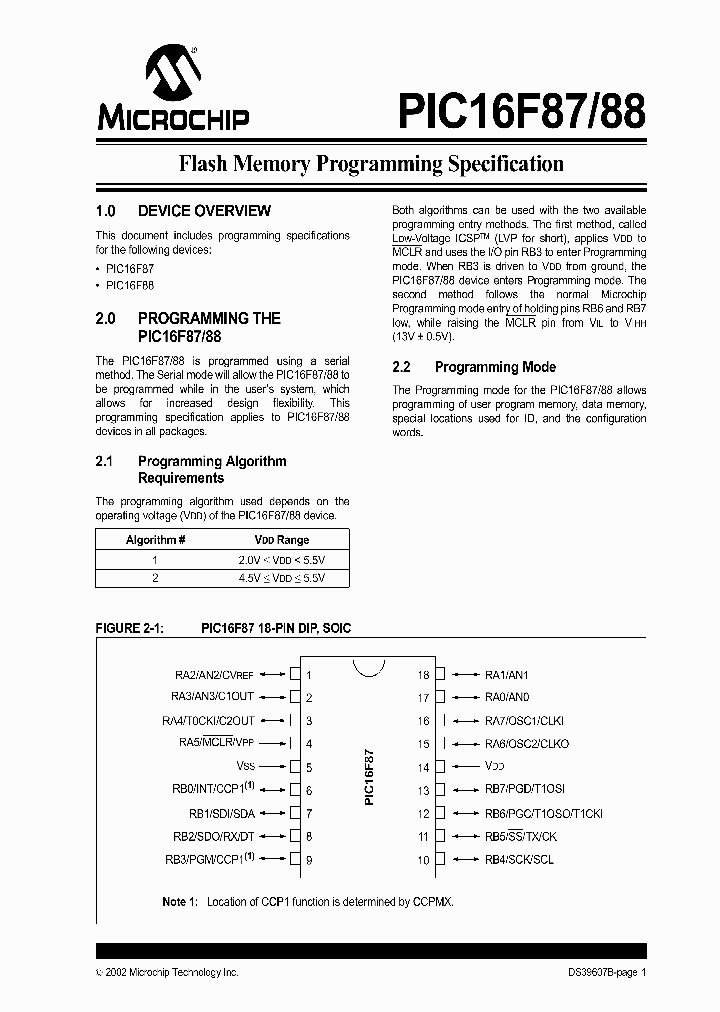 PIC16F87_4146489.PDF Datasheet
