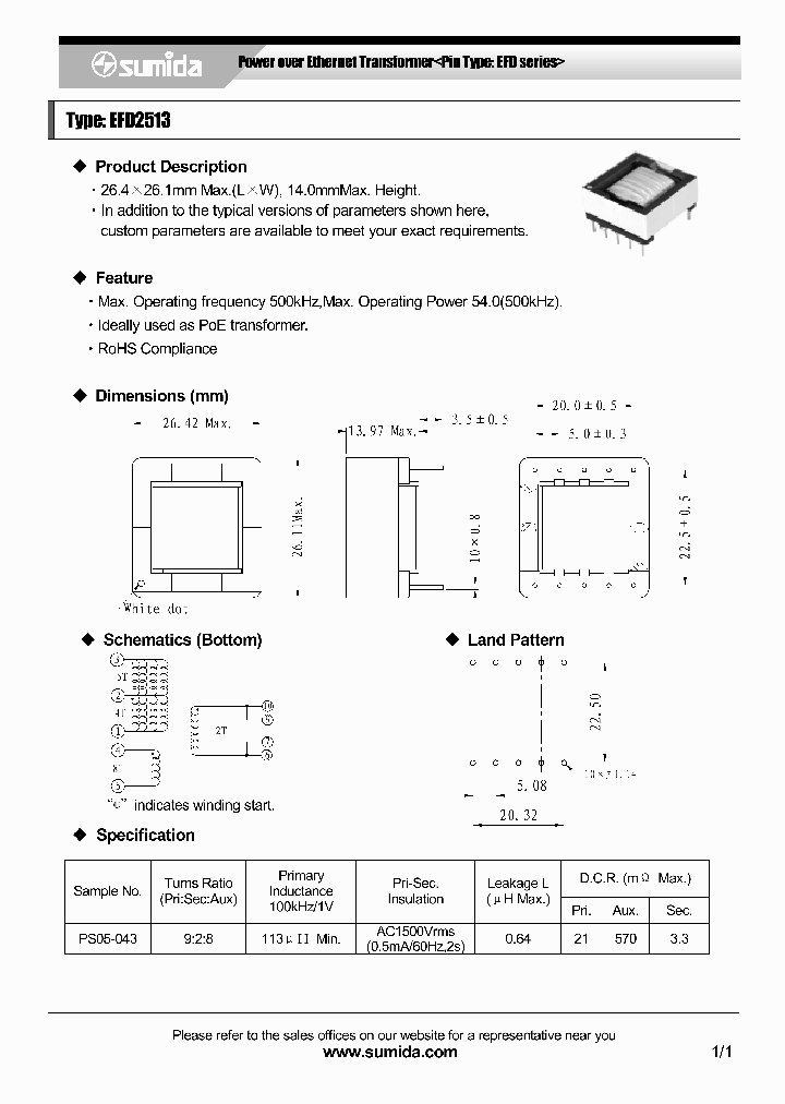 PS05-043_4136349.PDF Datasheet