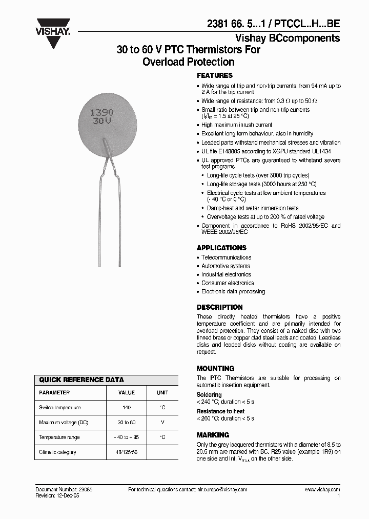 PTCCL05H131EYE_4165010.PDF Datasheet