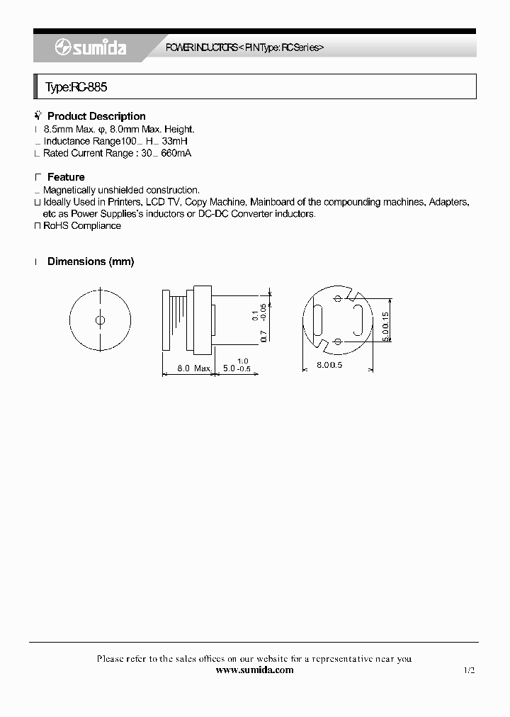 RC885NP-151K_4136643.PDF Datasheet
