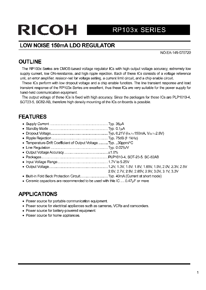 RP103N151B_4131311.PDF Datasheet