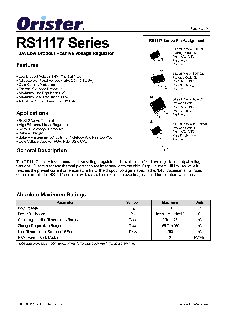 RS1117M-A_4140169.PDF Datasheet