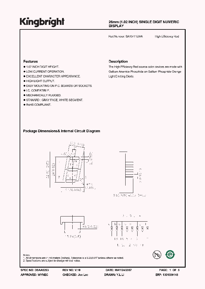 SA10-11EWA_4137239.PDF Datasheet