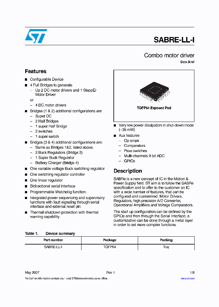 SABRE-LL-I_4123066.PDF Datasheet