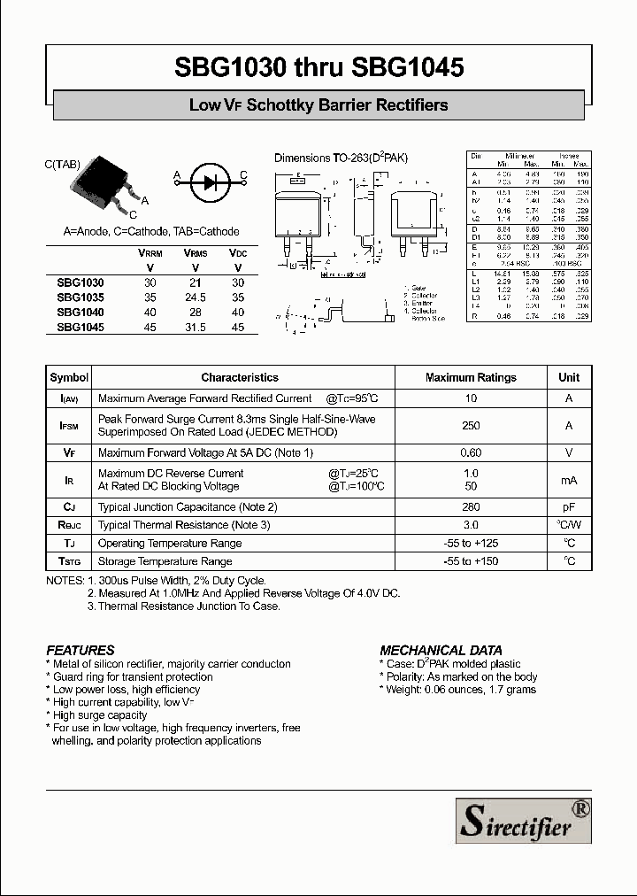 SBG1040_4164931.PDF Datasheet