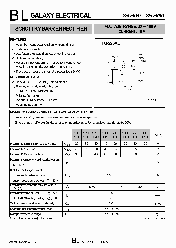 SBLF10100_4116626.PDF Datasheet