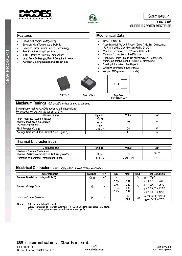 SBR1U40LP-7_4134937.PDF Datasheet