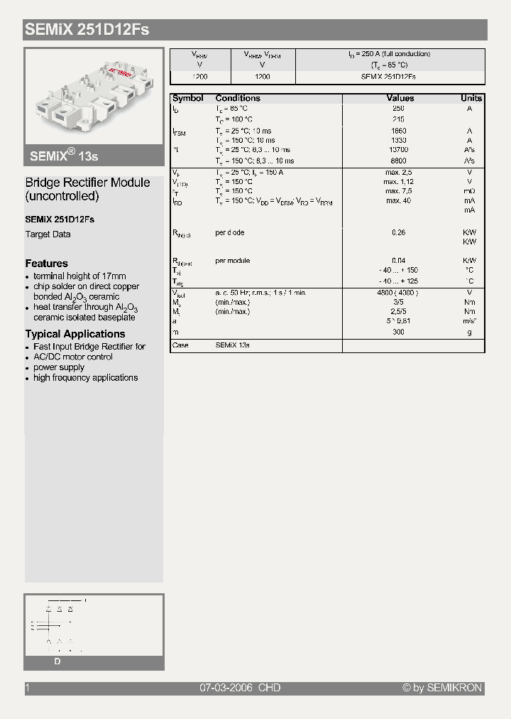 SEMIX251D12FS_4131307.PDF Datasheet