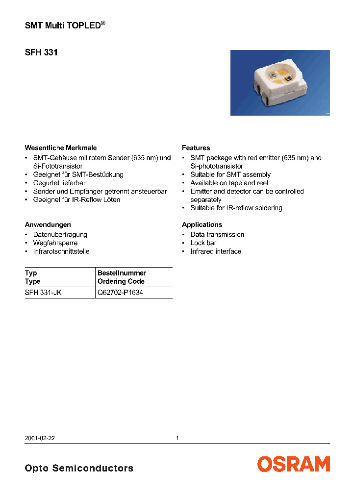 SFH331_4130071.PDF Datasheet