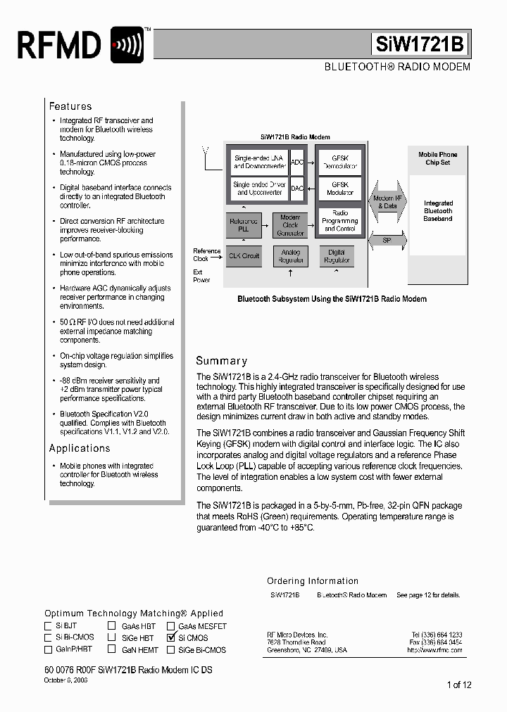 SIW1721BFIGSB_4125219.PDF Datasheet