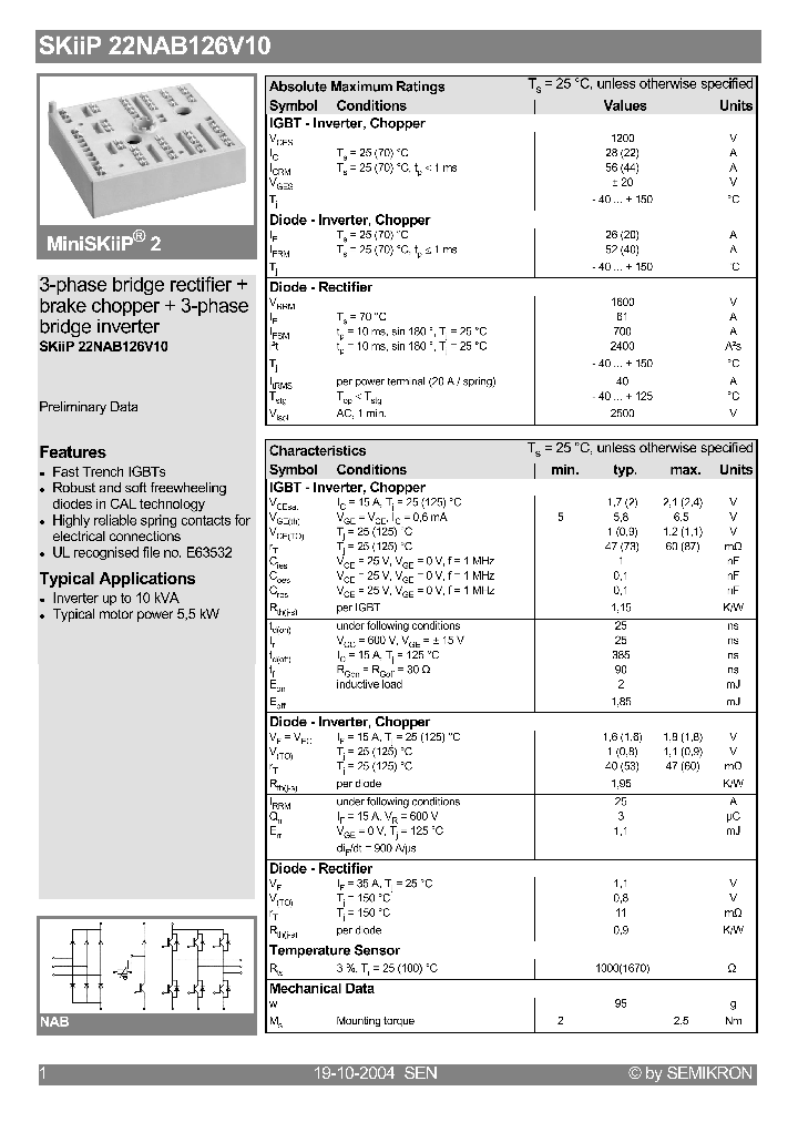 SKIIP22NAB126V10_4110956.PDF Datasheet