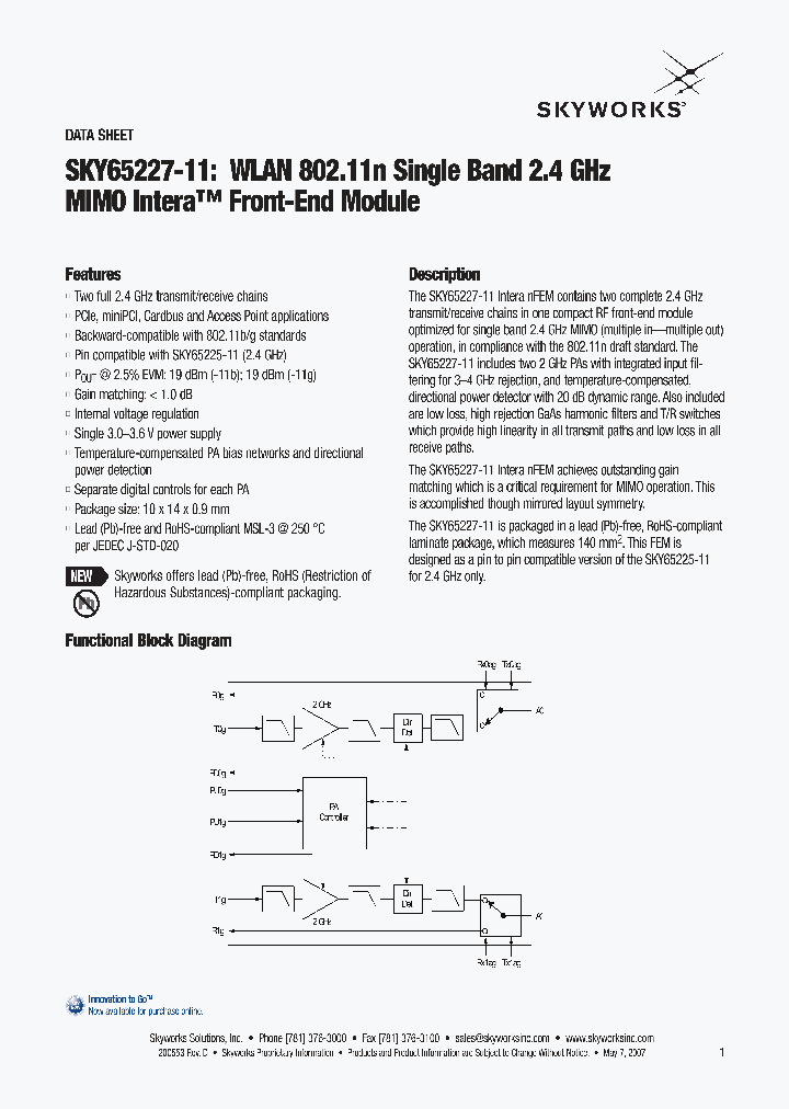 SKY65227-11_4154591.PDF Datasheet