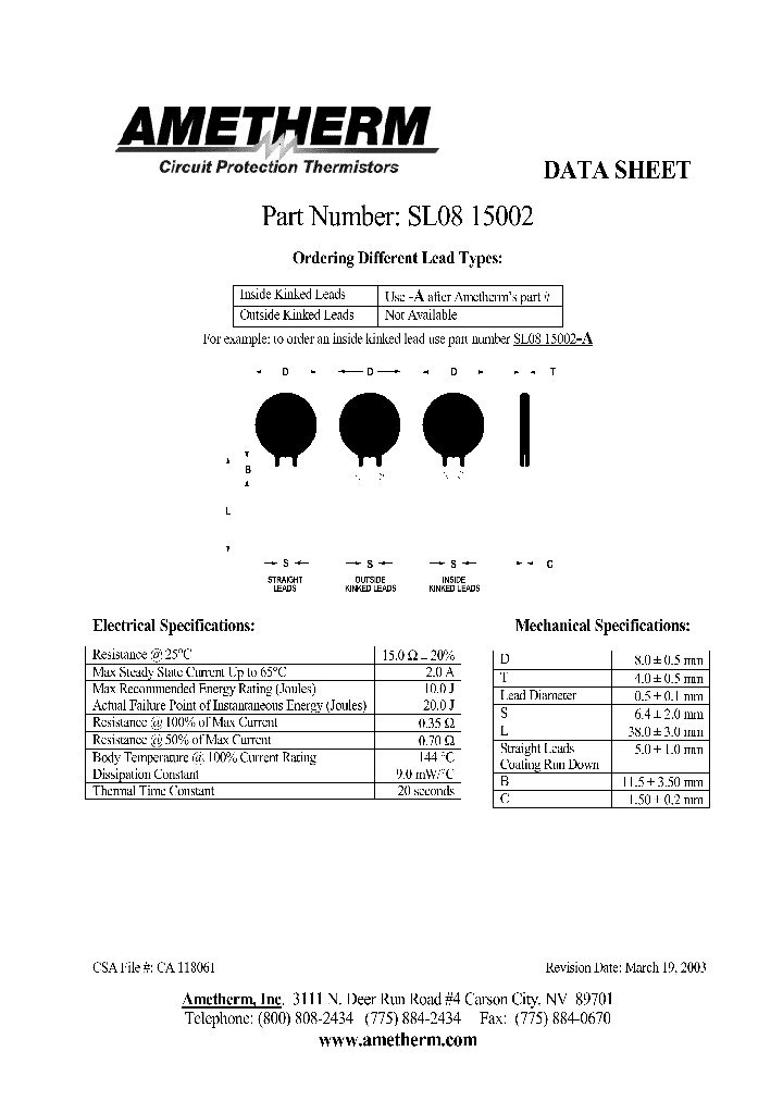 SL0815002_4133792.PDF Datasheet