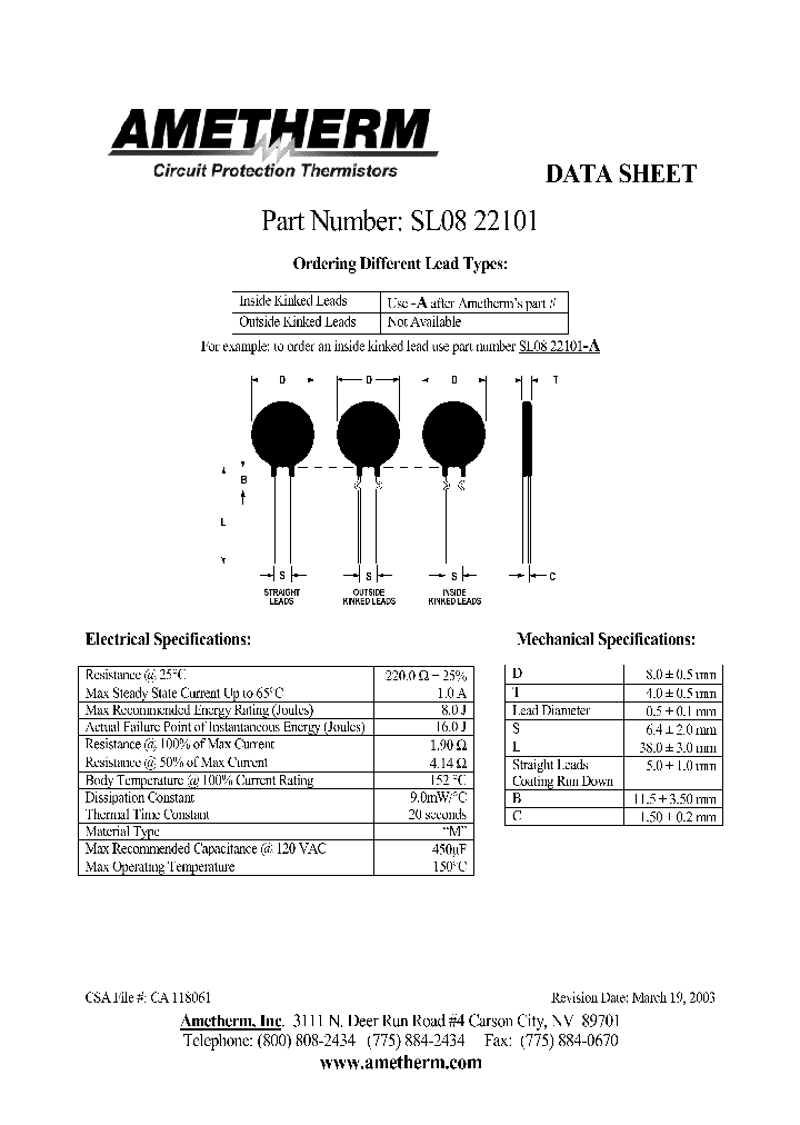 SL0822101_4133787.PDF Datasheet
