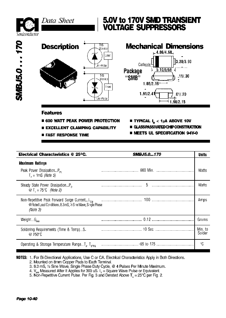 SMBJ60A_4112344.PDF Datasheet