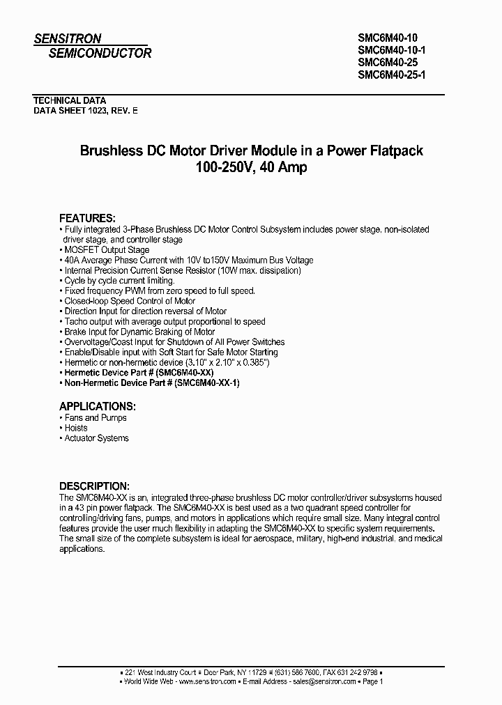 SMC6M40-10-1_4162960.PDF Datasheet