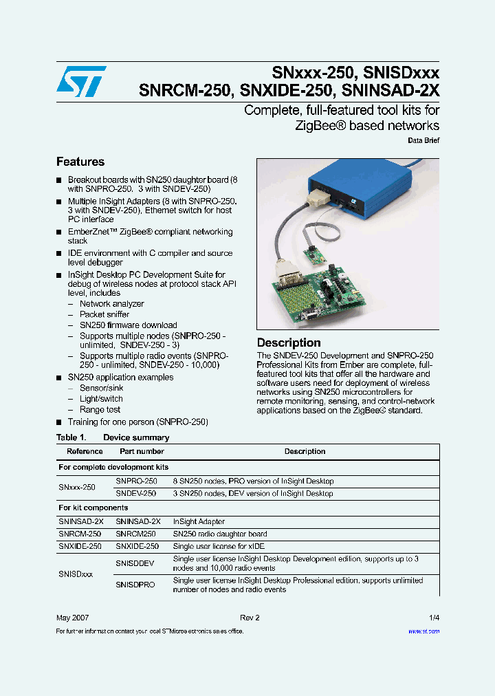 SNPRO-250_4150608.PDF Datasheet