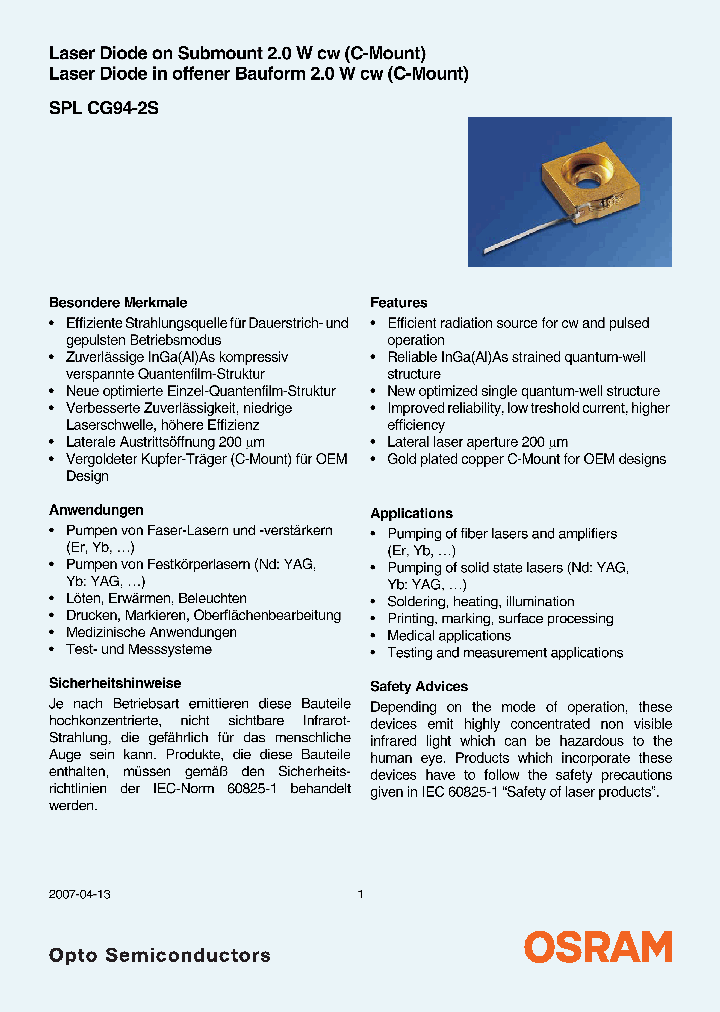 SPLCG94-2S_4116816.PDF Datasheet