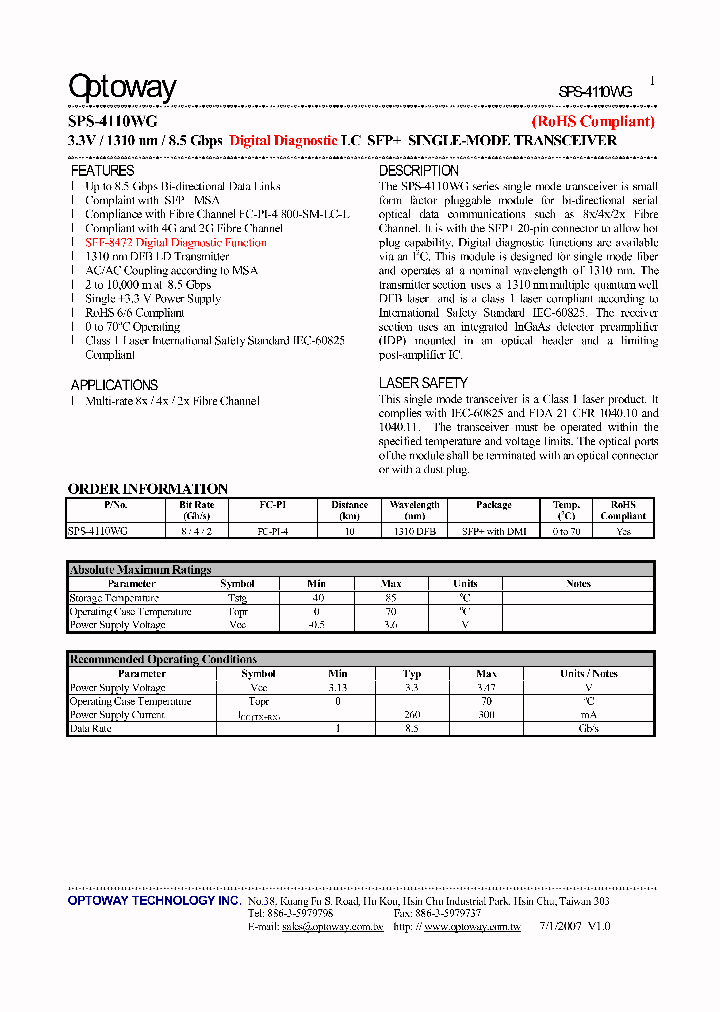 SPS-4110WG_4128691.PDF Datasheet