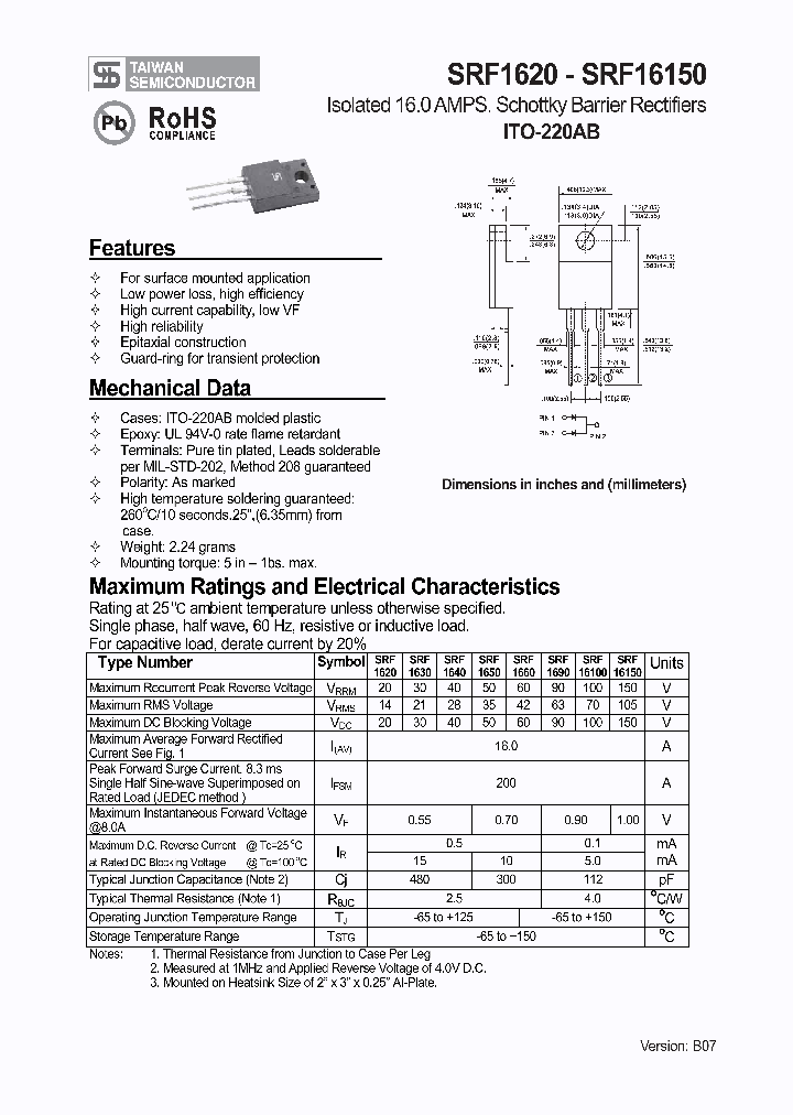 SRF16150_4114131.PDF Datasheet