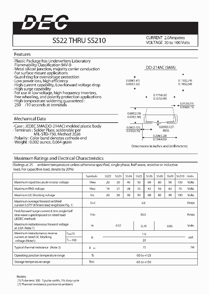 SS210_4145445.PDF Datasheet