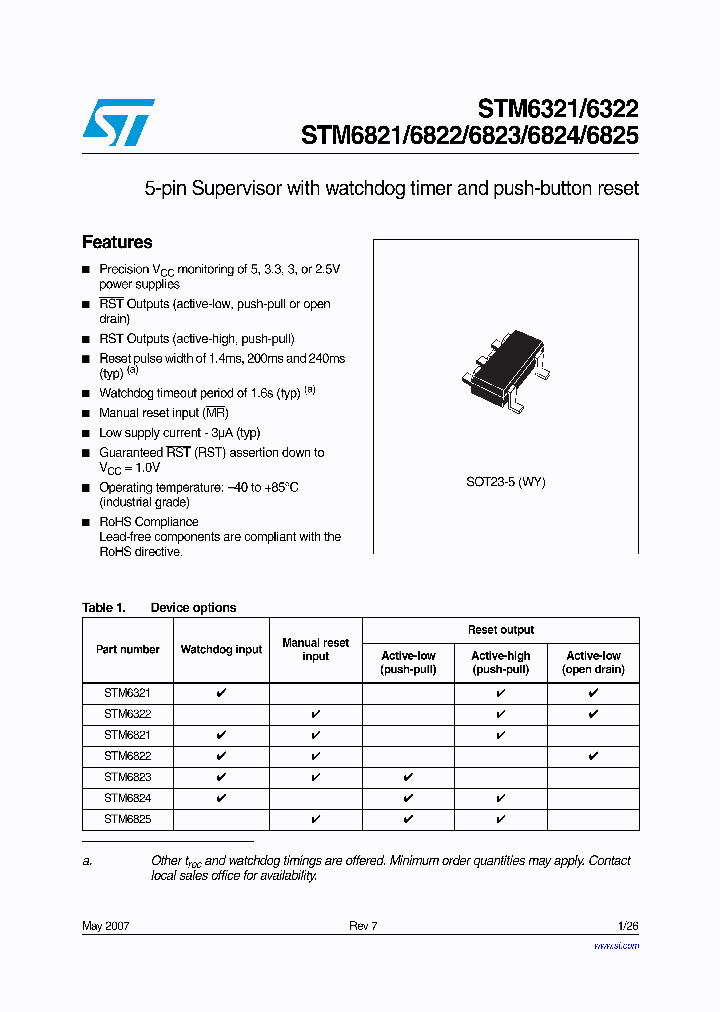 STM632107_4120430.PDF Datasheet