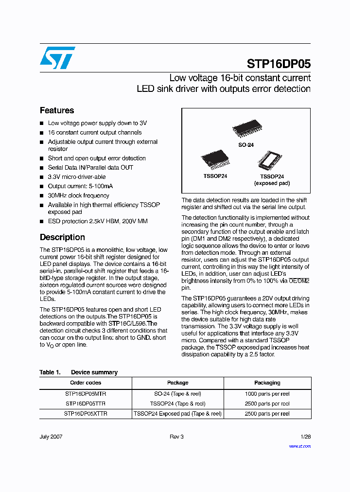 STP16DP05XTTR_4138493.PDF Datasheet