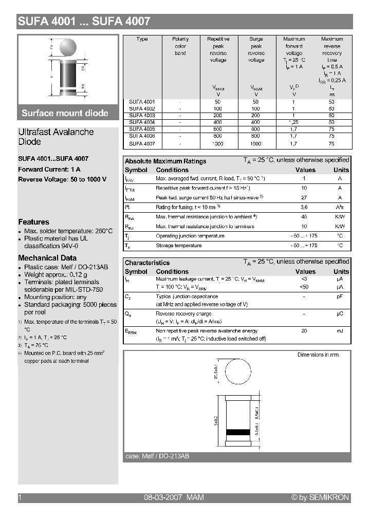 SUFA4001_4131064.PDF Datasheet