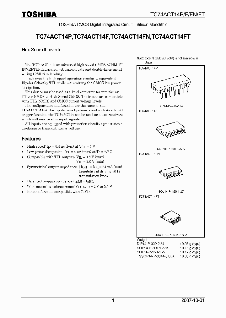 TC74ACT14F07_4111645.PDF Datasheet