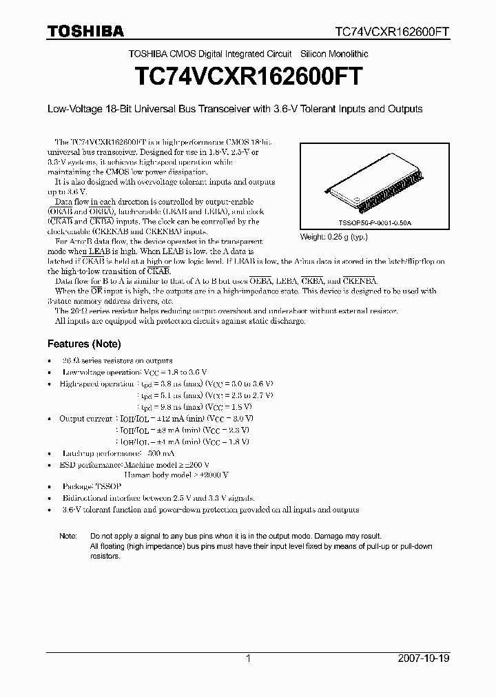 TC74VCXR162600FT07_4152335.PDF Datasheet