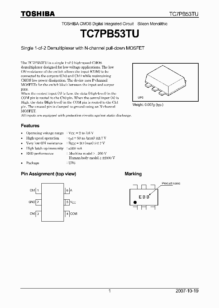 TC7PB53TU_4133182.PDF Datasheet