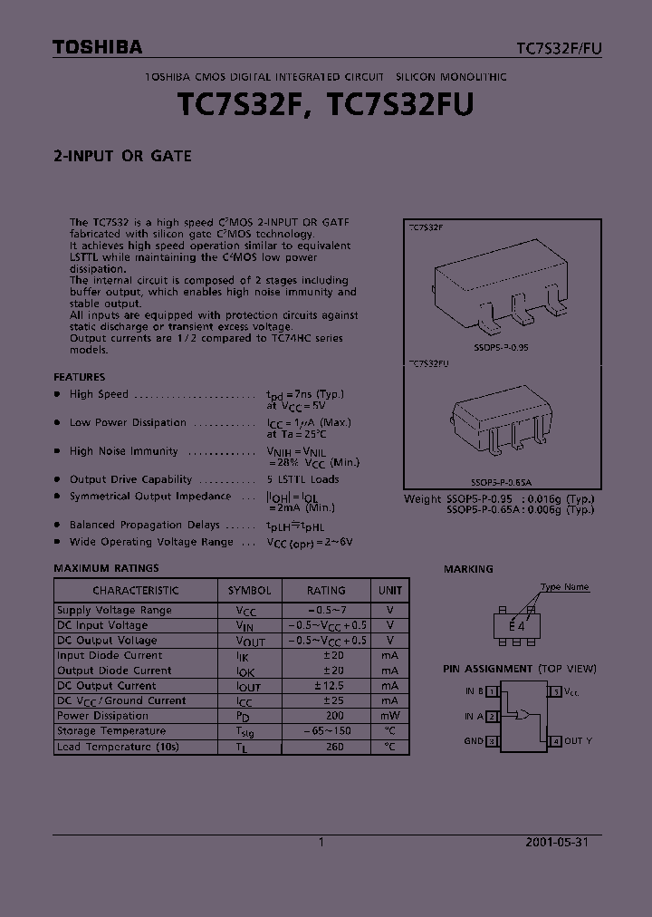 TC7S32F01_4116206.PDF Datasheet