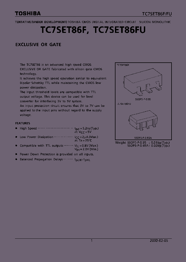 TC7SET86F02_4125371.PDF Datasheet