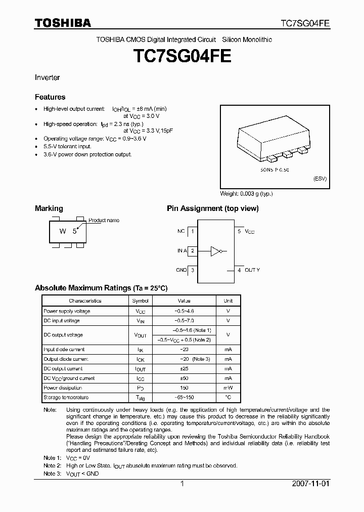 TC7SG04FE_4125362.PDF Datasheet