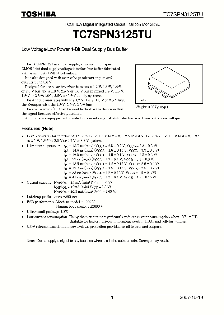 TC7SPN3125TU_4125164.PDF Datasheet