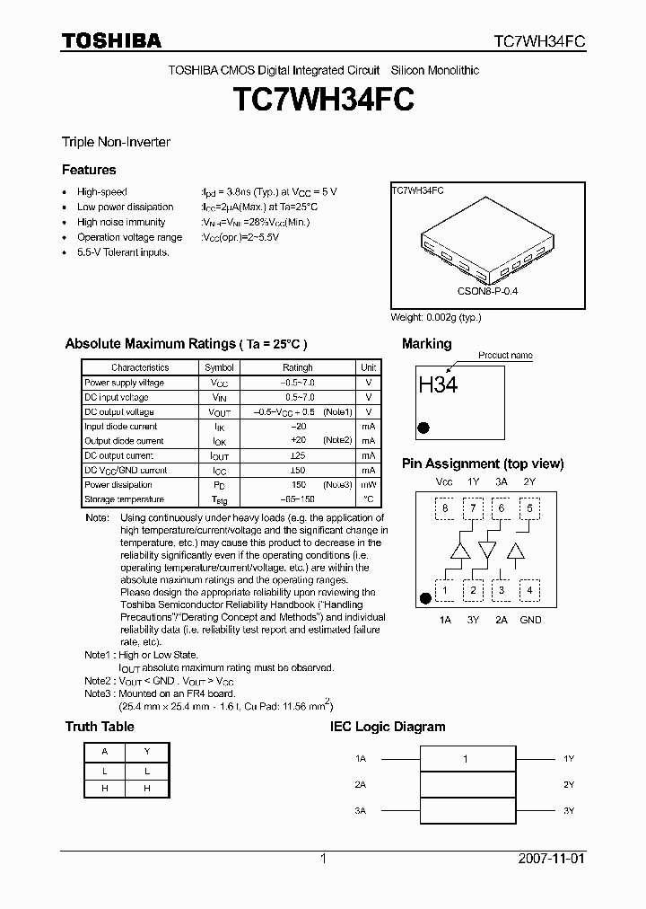 TC7WH34FC_4124967.PDF Datasheet