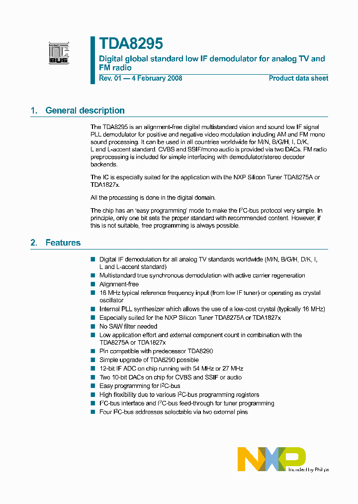 TDA8295_4129607.PDF Datasheet