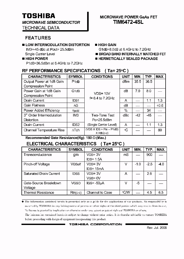 TIM6472-4SL_4153223.PDF Datasheet