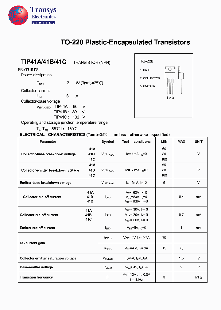 TIP41A_4118092.PDF Datasheet