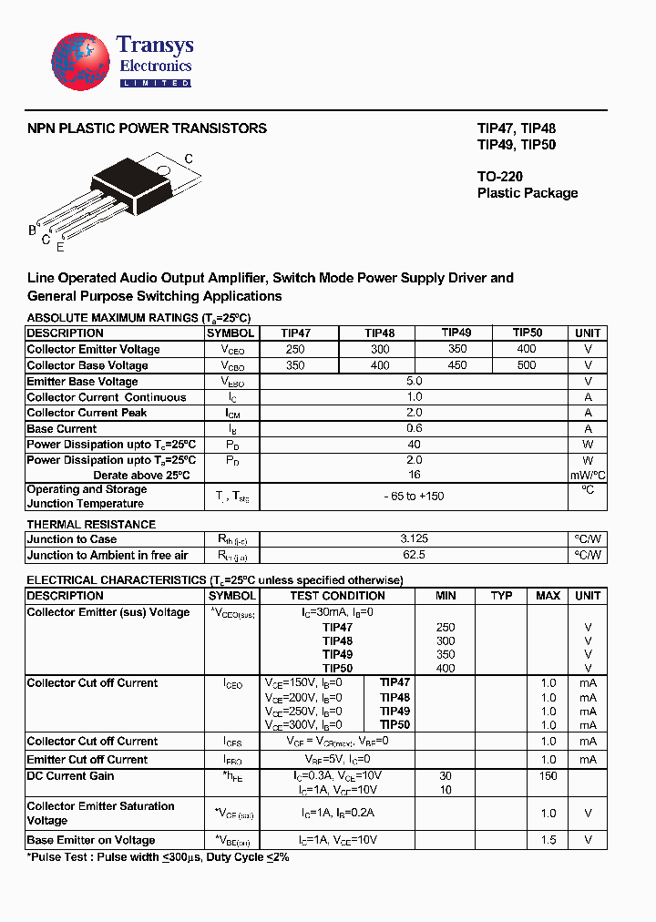 TIP50_4101425.PDF Datasheet