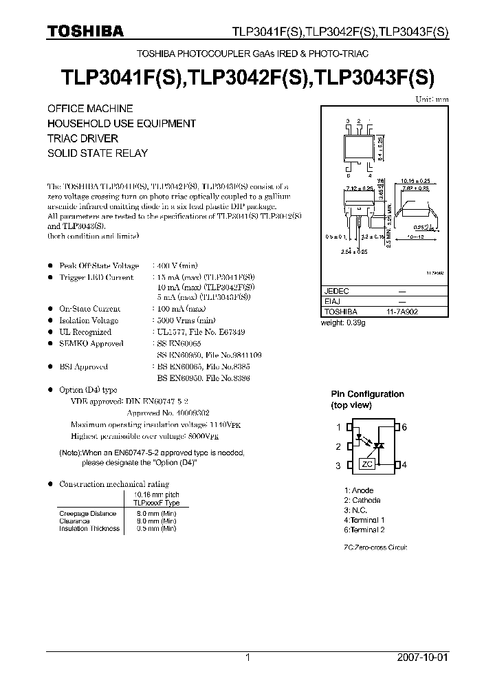 TLP3041F_4114833.PDF Datasheet