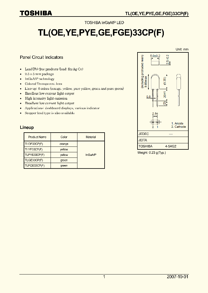 TLYE33CP_4132177.PDF Datasheet