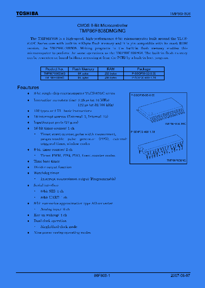 TMP86F808DNG_4125658.PDF Datasheet