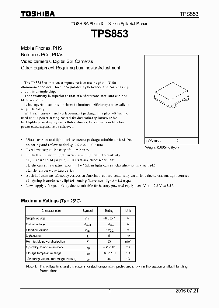 TPS853_4116750.PDF Datasheet