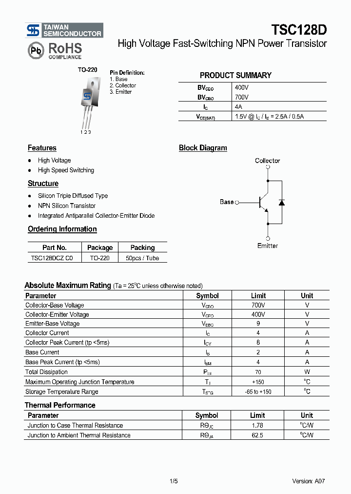 TSC128DCZ_4131222.PDF Datasheet