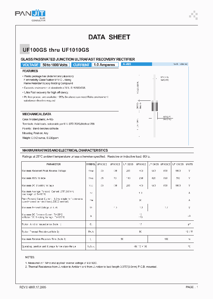 UF1010GS_4119959.PDF Datasheet